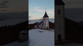 Jamnik One of the many churches scattered across the hills of Slovenia slovenia jamnik balkan [upl. by Laleb]