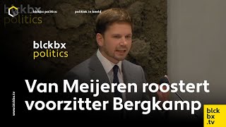 Van Meijeren roostert Bergkamp Liet zich manipuleren door regering om Baudet het woord te ontnemen [upl. by Rosenberg775]