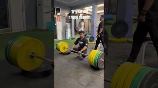 BW 65kg 170kg deadlift 😡😡 deadlift gymmotivation gym motivationalvideo deadlifttips [upl. by Osner]