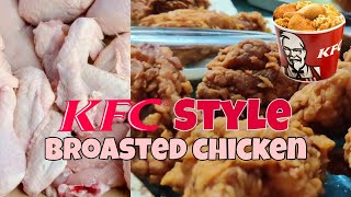 Easy Broasted Chicken at Home  Recipe in Malayalam  Food Ward Fyz [upl. by Ettennyl786]