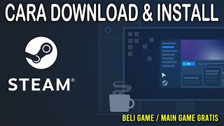 Cara Install Steam amp Cara Daftar Steam di PCLaptop  Cara Buat Akun Steam [upl. by Octave]