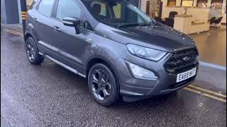 Ford EcoSport 10 EcoBoost 125ps STLine 5dr Automatic  Underwoods Motoring [upl. by Anirbaz787]