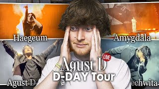 AGUST D IN CONCERT Haegeum Daechwita Agust D Amygdala  DDAY Tour Reaction [upl. by Scibert]