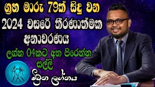 Lagna Palapala 2024  Mithuna Lagnaya  2024 Lagna Palapala  ලග්න පලාපල 2024  Horoscope For 2024 [upl. by Topping]