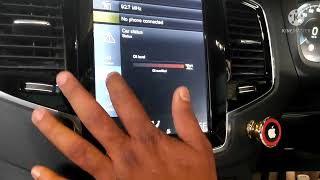 volvo xc90 oil level check in display oil over field 110K Subscriber short [upl. by Limak]