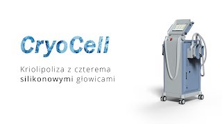 Kriolipoliza CryoCell z czterema silikonowymi głowicami [upl. by Recnal]