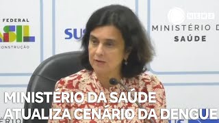 Ministério da Saúde atualiza cenário de dengue [upl. by Aihsrop620]