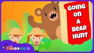 Going on a Bear Hunt  THE KIBOOMERS Preschool Songs for Circle Time [upl. by Standing798]