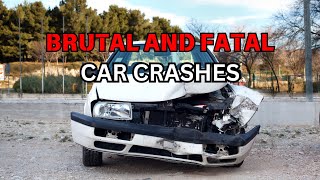 Brutal and Fatal Car Crashes 29 [upl. by Torrence]