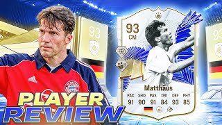 😳93 TOTY ICON MATTHAUS SBC PLAYER REVIEW  EA FC 24 ULTIMATE TEAM [upl. by Nerat]