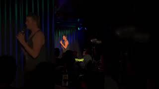 Standup comedian crowd work Asking audience the secret to a long lasting relationship [upl. by Rikahs]