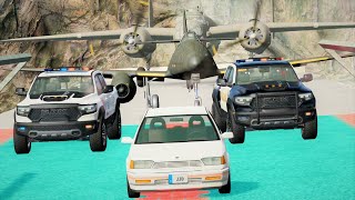 voiture qui saute le plus loin  YouTube  jeu de voiture beamng drive [upl. by Eneirda]