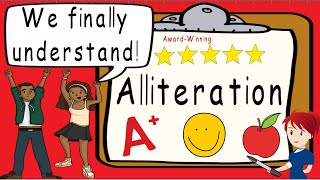 Alliteration  Award Winning Alliteration Teaching Video  What is Alliteration [upl. by Eeluj]