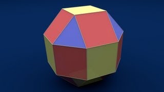 Make 3D Solid Shapes  Rhombicuboctahedron  Ромбокубоктаэдр [upl. by Pressey525]