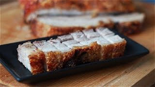 The Best Recipe For OvenBaked Sio Bak  Siu Yok Roast Pork Belly  烧肉 [upl. by Shriver741]