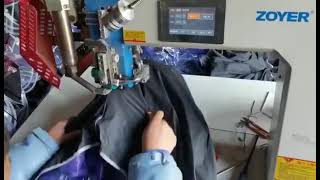 ZYHA01A hot air seam sealing machine for raincoat [upl. by Whitehurst237]