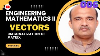 DIAGONALIZATION OF MATRIX 006  ENGINEERING MATHEMATICS 2  UNIT  2 [upl. by Chamberlain]