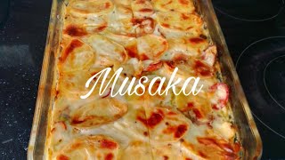 MUSAKA receta e musakas me patate  Moussaka con patate [upl. by Eiznik887]