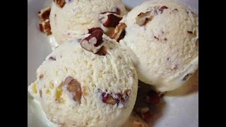 Homemade Butter Pecan Ice Cream [upl. by Aisekal]