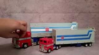 Optimus Prime  G1 vs MP10 Masterpiece Transformers Review [upl. by Halley]