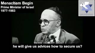 Menachem Begin talks about the Palestinian state [upl. by Lidstone129]