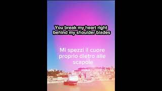 Mezzo Rotto  Alessandra Amoroso ft BigMama Englisch Italian lyrics [upl. by Goodill424]