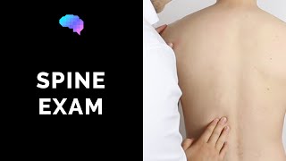 Spine Examination  OSCE Guide  UKMLA  CPSA [upl. by Tierza]