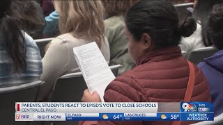 EPISD students parents react to the closure of 8 schools [upl. by Brady]