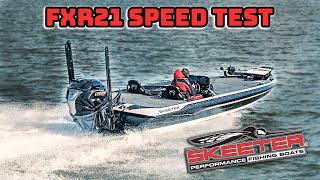 How FAST Can My Boat Go Skeeter FXR21 Speed Test [upl. by Hoang]