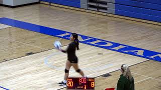 Winnebago vs Omaha Nation Varsity Volleyball  Tuesday Sept 21 2021 [upl. by Idnem]