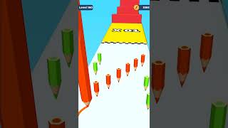 Pencil Run Gameplay level160 shorts CrossbowPsk20 [upl. by Engeddi369]