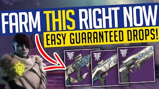 Destiny 2  FARM THIS RIGHT NOW Fast GUARANTEED Dreaming City Weapons  30th Anniversary Pack [upl. by Brenden578]