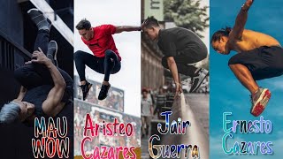 MAU VS ARISTEO VS ERNESTO VS JAIR GUERRA BEST IN PARKOUR 🔥💯 [upl. by Eeclehc]