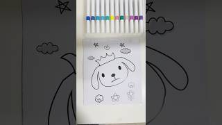 Sanrio Drawing ✍️ Easy Color shorts drawing coloring [upl. by Yentterb]