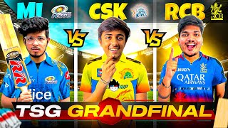 TSG GRAND FINAL🏏Mi vs Csk Vs Rcb Intense Final Match Who Will Win🏆 Jash Mann Ronish  Mann vlogs [upl. by Malonis351]