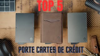 Top 5  Meilleurs PorteCartes de Crédit  Organisation et Style [upl. by Destinee359]