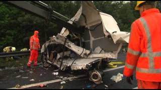 Zeer groot ongeval A12 bij Arnhem [upl. by Naesyar]