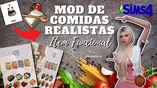 MOD DE COMIDAS PERSONALIZADAS  MUITO REALISTAS THE SIMS 4 [upl. by Bradstreet]