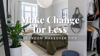 How to Renovate amp Style Your Bedroom on a Budget 💡 Bedroom Makeover Tips to Make Change for Less [upl. by Nolyarg]