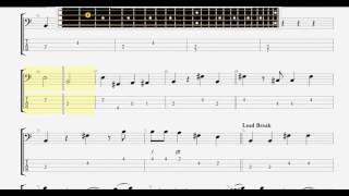 Beatles The One After 909 BASS GUITAR TABLATURE [upl. by Sulakcin]