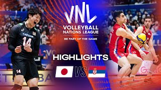 🇯🇵 JPN vs 🇷🇸 SRB  Highlights Week 1  Mens VNL 2023 [upl. by Dana]