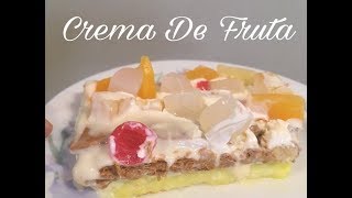 Crema De Fruta Graham Cake  CookingWithDarla [upl. by Corin]