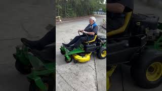 John Deere Z335E 42in 20HP Vtwin Gas Zeroturn Riding Lawn Mower FOR SALE [upl. by Arriaes]