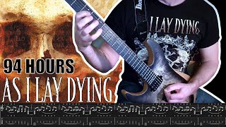 AS I LAY DYING  quot94 Hoursquot Guitar cover  TABS [upl. by Capp746]