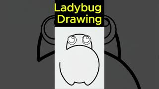 Easy Ladybug Drawing Tutorial for Kids and Beginners  StepbyStep Guide [upl. by Eladal875]