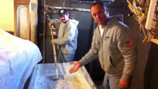 How to plaster basement walls and finish coat [upl. by Peyter]