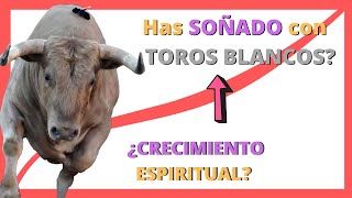 🐮🐮 qué SIGNIFICA SOÑAR con TOROS BLANCOS 🐃🙏 [upl. by Reggie]