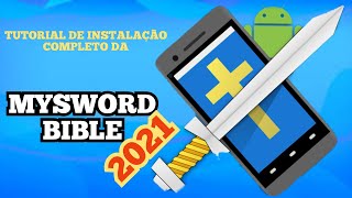 Mysword bible Tutorial de instalação e implantação dos módulos  2021 [upl. by Heaps830]