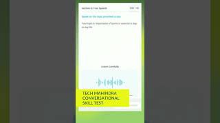 Tech Mahindra Conversational Skill Test  techmahindra  Tech Mahindra online test 2023 [upl. by Eissehc901]