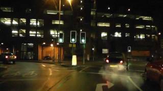 Driving At Night Along All Saints Road Deansway amp College Street Worcester England [upl. by Feriga]